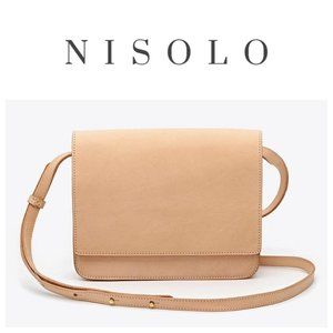 *SOLD* Nisolo Clara Crossbody Purse Bag Natural
